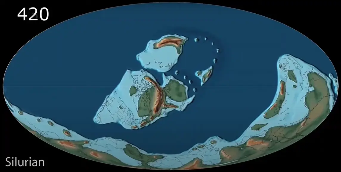 I silur, for 420 millionar år sidan