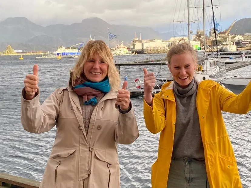 Trude Søilen og Alice Vie jublar